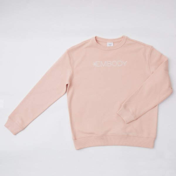 Embody Pink S Crew Sweatshirt Front