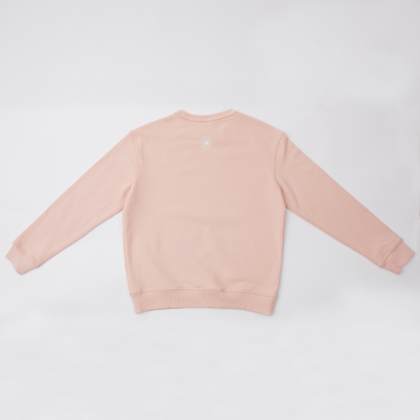 Embody Pink Salt Crew Sweatshirt Back